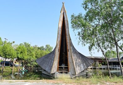 บริษัท ข้าวใหม่ปลามันอัมพวา จำกัด ยึดหลักแนวคิด Design Green Health ออกแบบโครงสร้างร้านอาหารข้าวใหม่ปลามัน อัมพวา เน้นสถาปัตยกรรมรักษ์โลก