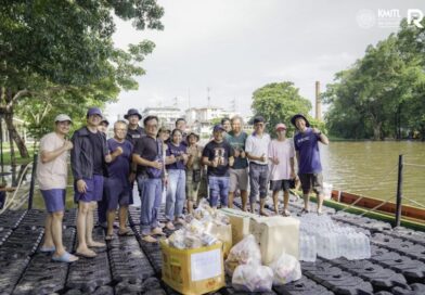 สจล. จับมือ เอสซีจี เคมิคอลส์ นำนวัตกรรม “ทุ่นลอยน้ำคุณภาพสูง” ประยุกต์เป็นแพกู้ภัย ช่วยชาวบ้านริมคลองประเวศบุรีรมย์